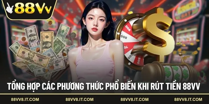 Tổng hợp các phương thức phổ biến khi rút tiền 88VV